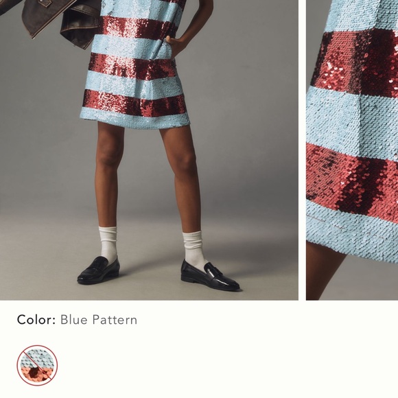 Maeve Dresses & Skirts - Maeve by Anthropologie Sequin Striped Mini Dress or jacket Large never worn